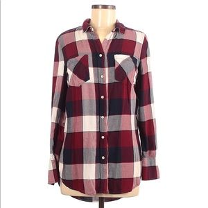Merona Button up Plaid Shirt